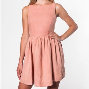 American Apparel Linen Dress Size M